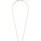 Elisa 20" RSG Rose Gold Drusy Necklace