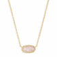 Elisa Gold/Rose Quartz Necklace