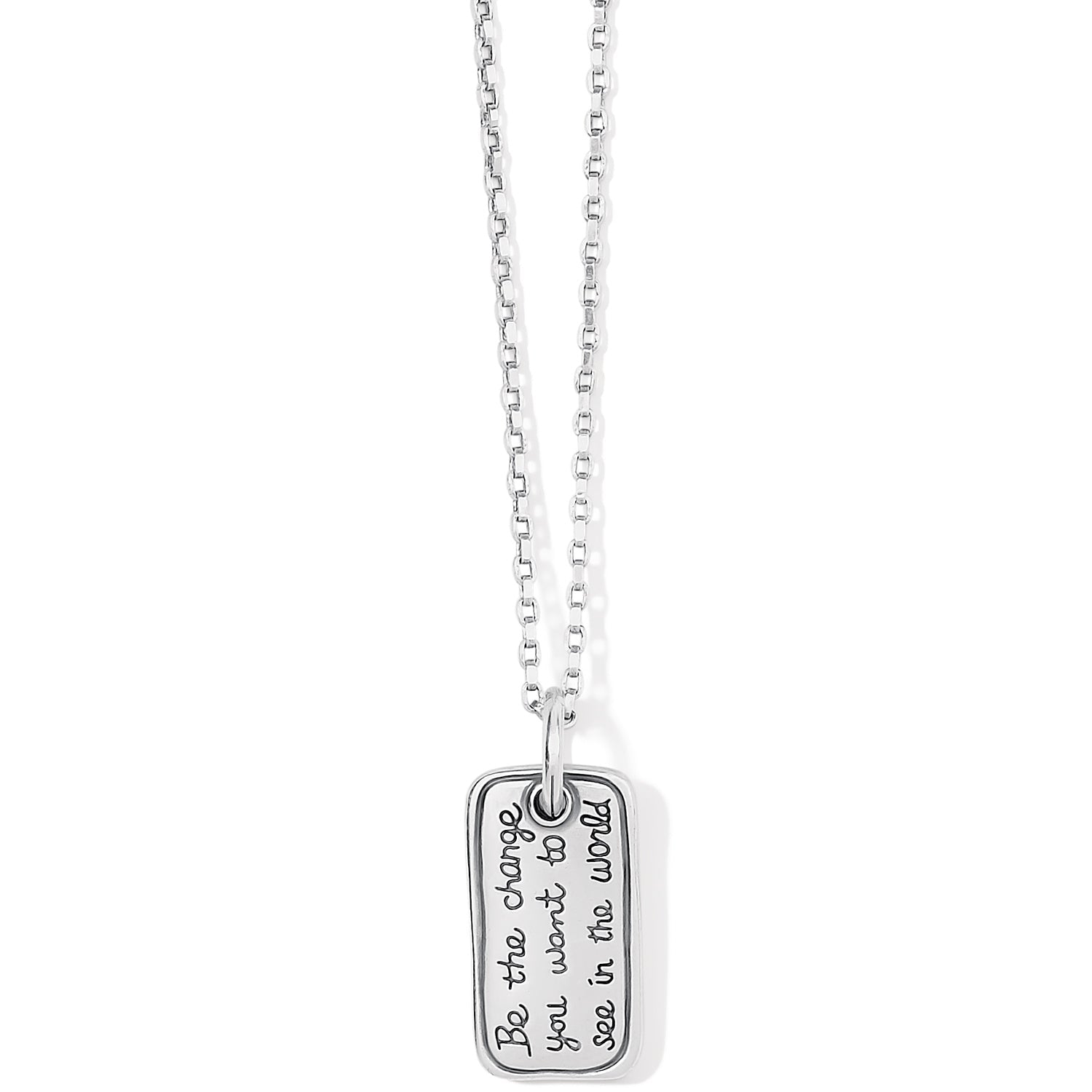 Sentiments Square Necklace - She Chester