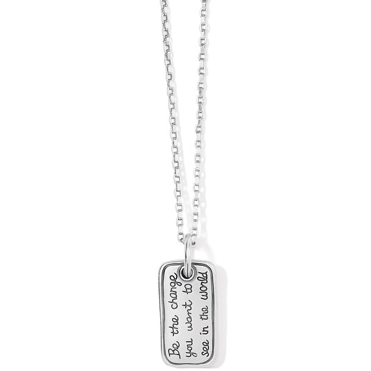 Sentiments Square Necklace - She Chester