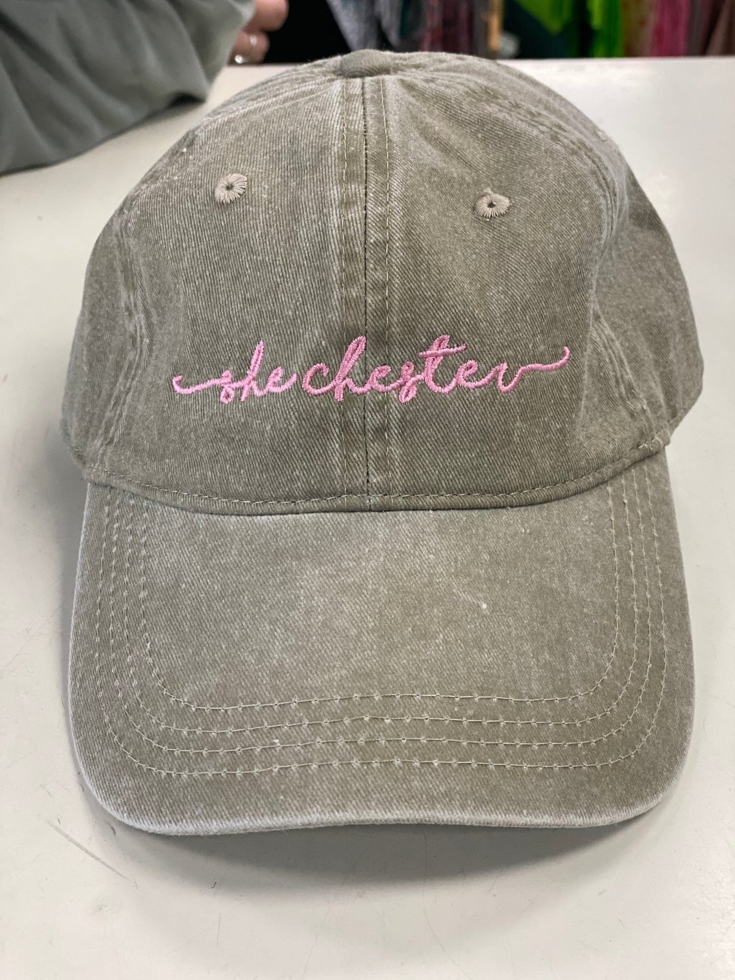 She Chester Baseball Hat - Khaki - She Chester