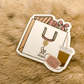 She Chester Mask Coffe Shop Sticker - She Chester