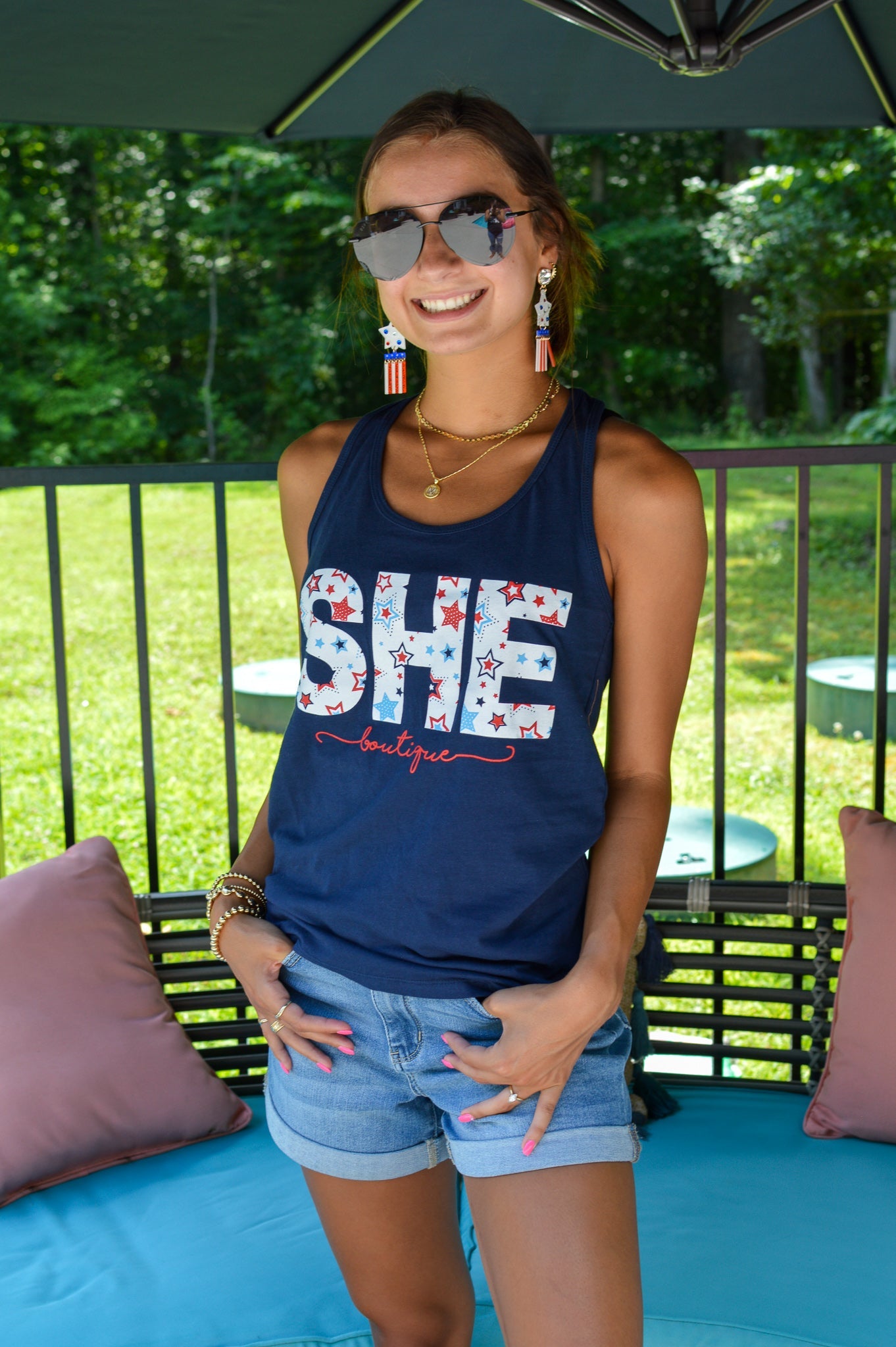 She Patriotic Tank - She Chester
