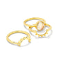 Sienna Sun Ring - Gold Iridescent Abalone - sz 9 - She Chester