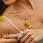 Sienna Sun Ring - Gold Iridescent Abalone - sz 9 - She Chester