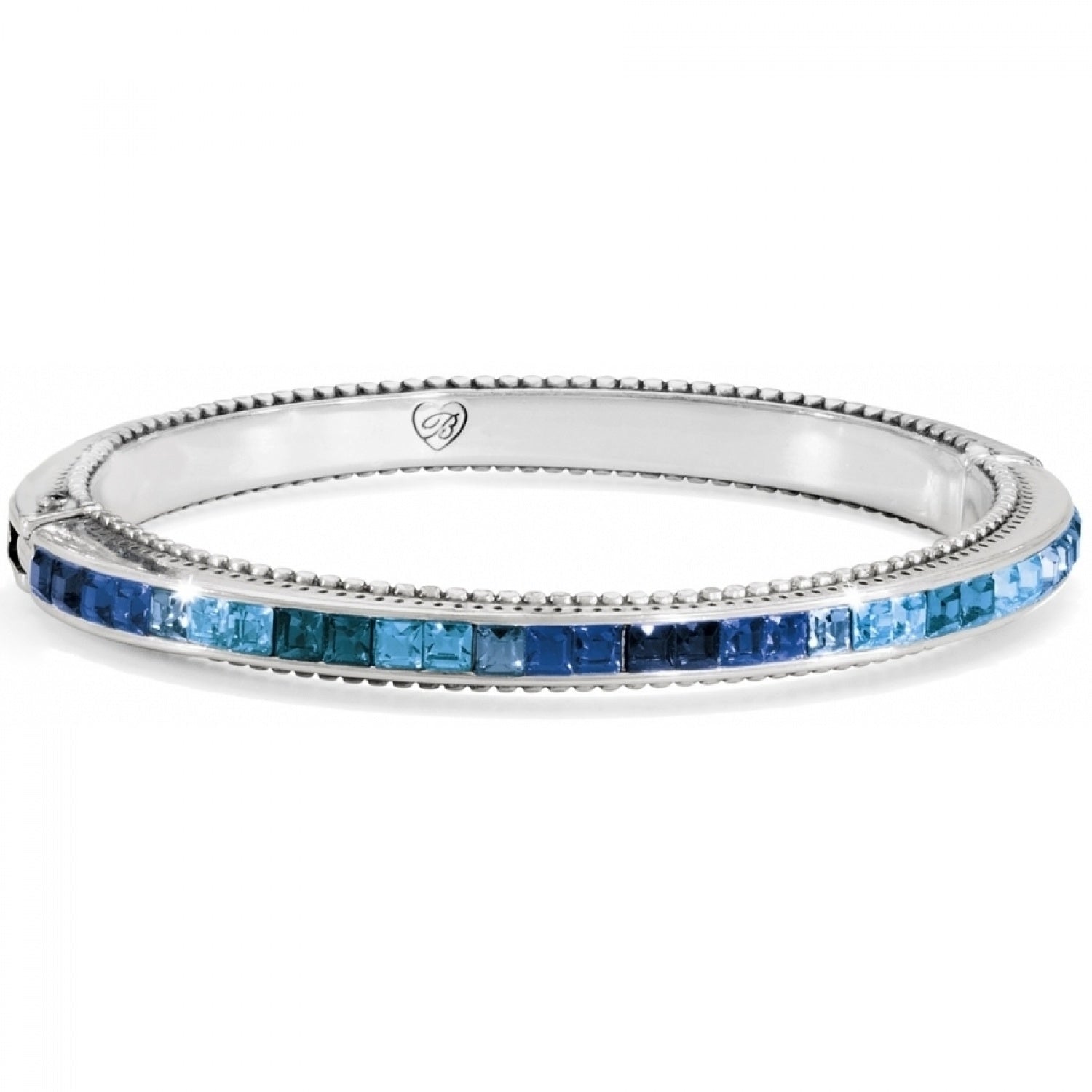 Sil/Blu Spectrum Hinge Bracelet - JB1612 - She Chester