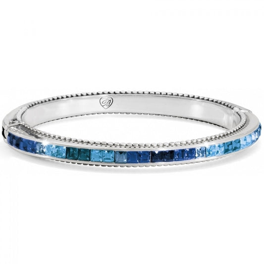 Sil/Blu Spectrum Hinge Bracelet - JB1612 - She Chester