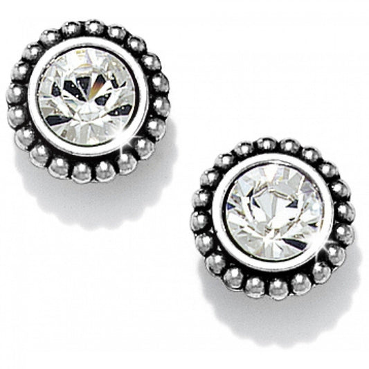 Sil/Stn Twinkle Medium Post Earrings - JE0432 - She Chester