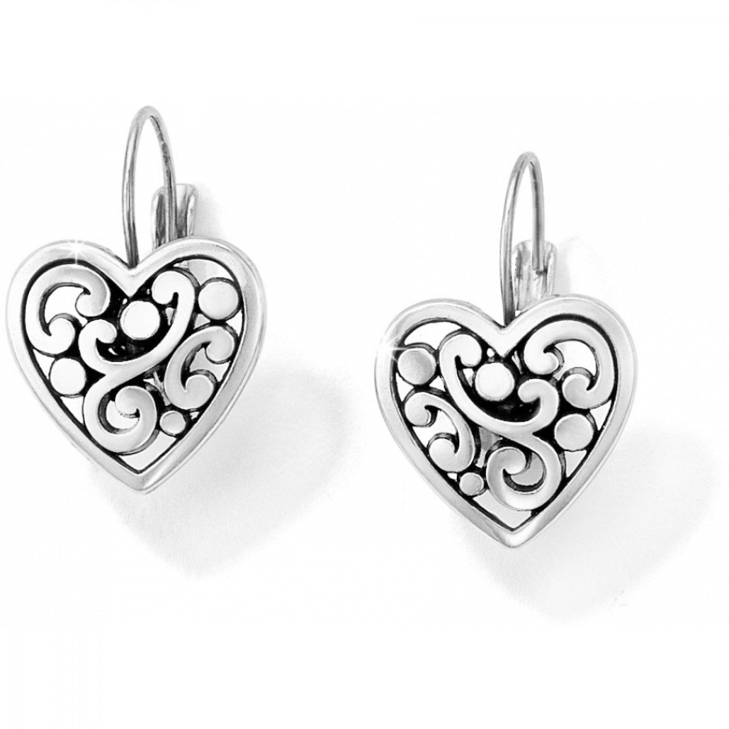 Silver Contempo Heart Earrings J19870 - She Chester