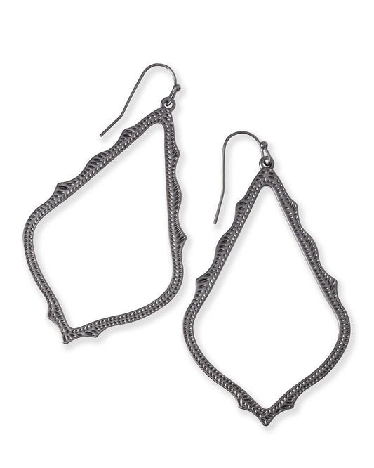 Sophee Gun Metal Earrings - She Chester