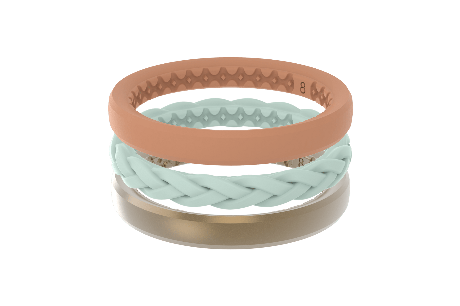 Stackable Gold Coast Groove Rings - She Chester