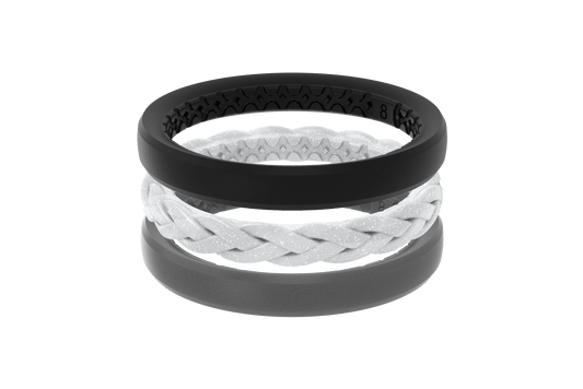 Stackable Luna Groove Ring - She Chester