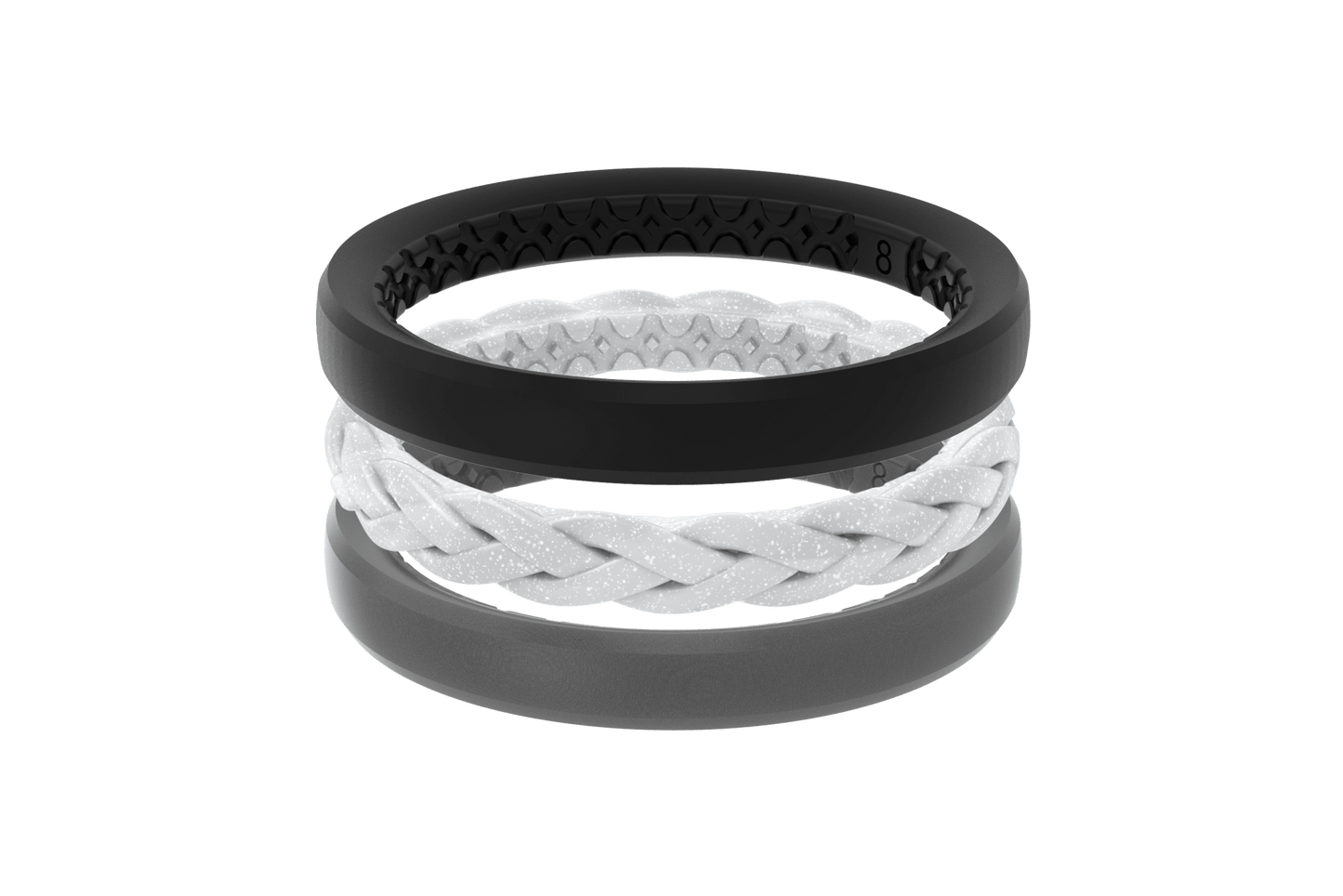 Stackable Luna Groove Ring - She Chester