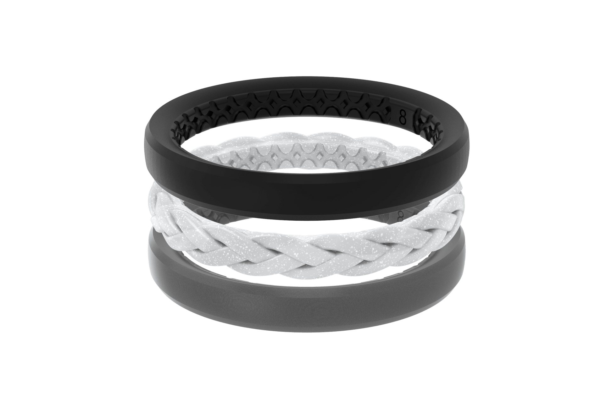 Stackable Luna Groove Ring - She Chester