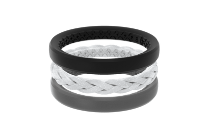 Stackable Luna Groove Ring - She Chester