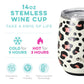Luxy Leopard Stemless Wine Cup (14oz)