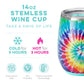 Peace Swirl Stemless Wine Cup (14oz)