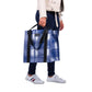 Baguette Market Tote - Tartan Sheen