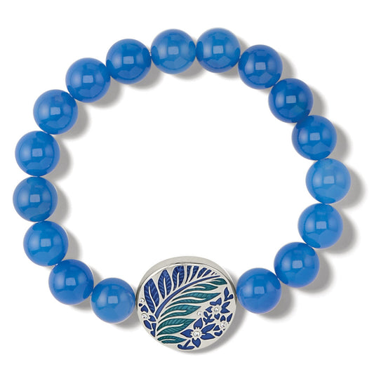 Terra Blue Stretch Bracelet - JF0019 - She Chester