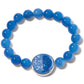 Terra Blue Stretch Bracelet - JF0019 - She Chester