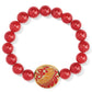 Terra Red Beaded Bracelet - JF0020 - She Chester