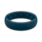 Thin Dark Ocean Groove Ring - She Chester