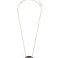 Threaded Elisa Necklace Gold Black Cats Eye - She Chester