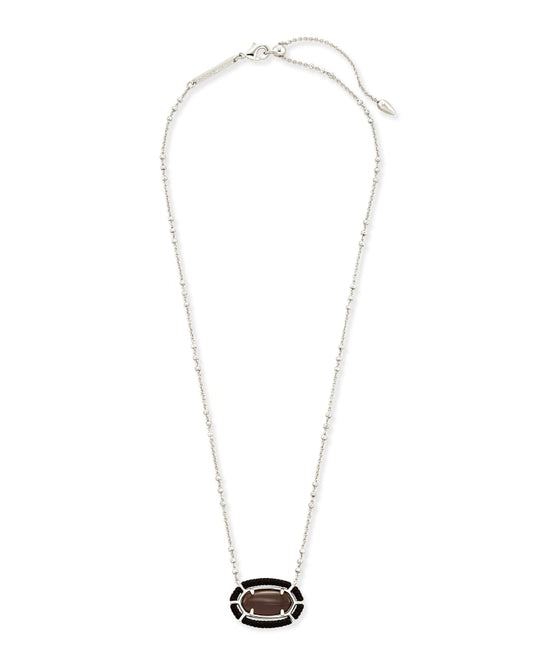 Threaded Elisa Necklace Gold Black Cats Eye - She Chester