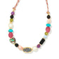 WILLA BEADED STRAND NECKLACE GOLD MULTI MIX - She Chester