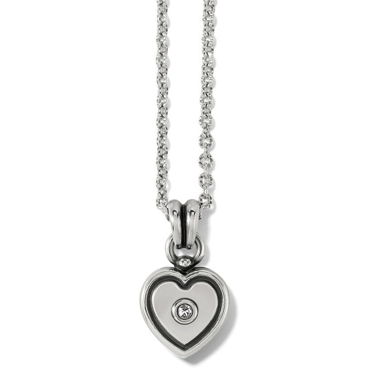 Meridian Zenth Silver Heart Necklace - JM7370
