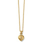 Meridian Zenth Gold Heart Necklace - JM7371